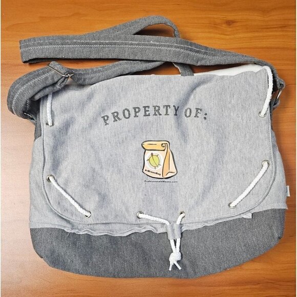 Our Team Soft Sweatshirt Fabric Crossbody Work Bag, Gym Bag Jersey Crossbody Bag - Picture 1 of 8